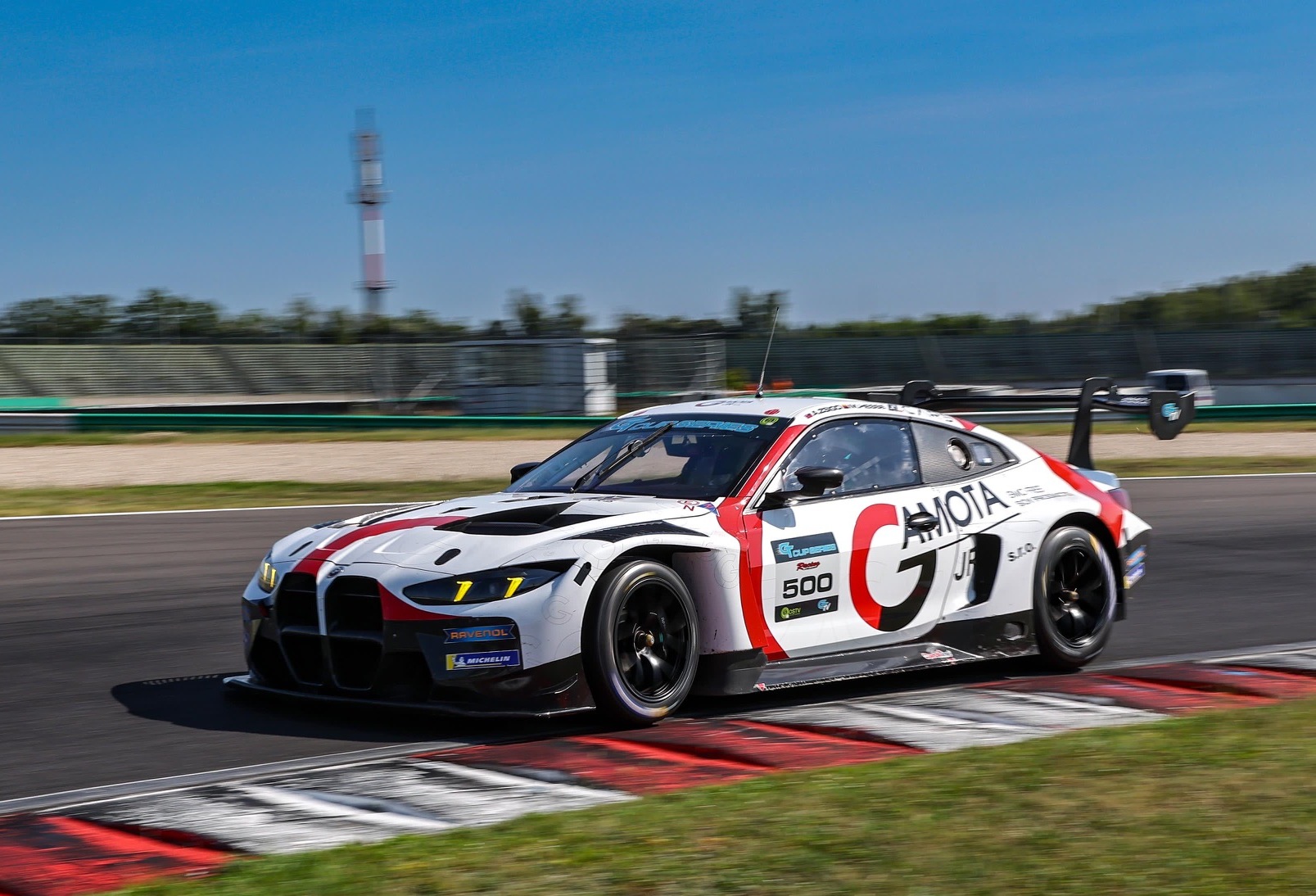 Racing Trevor at the Hungaroring with a BMW M4 for Zsigo-Hesse